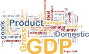 GDP economy background concept